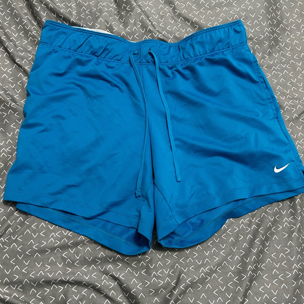Blue Nike workout shorts size medium